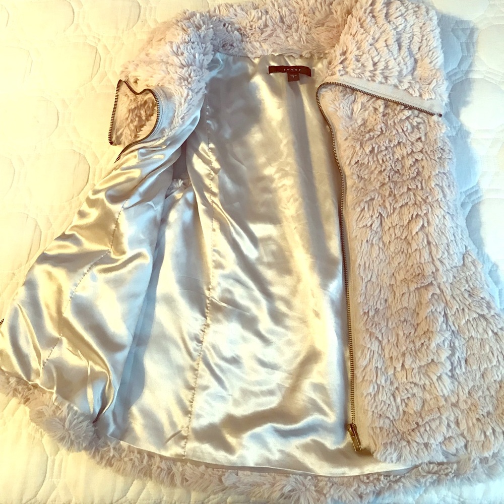 Faux fur vest